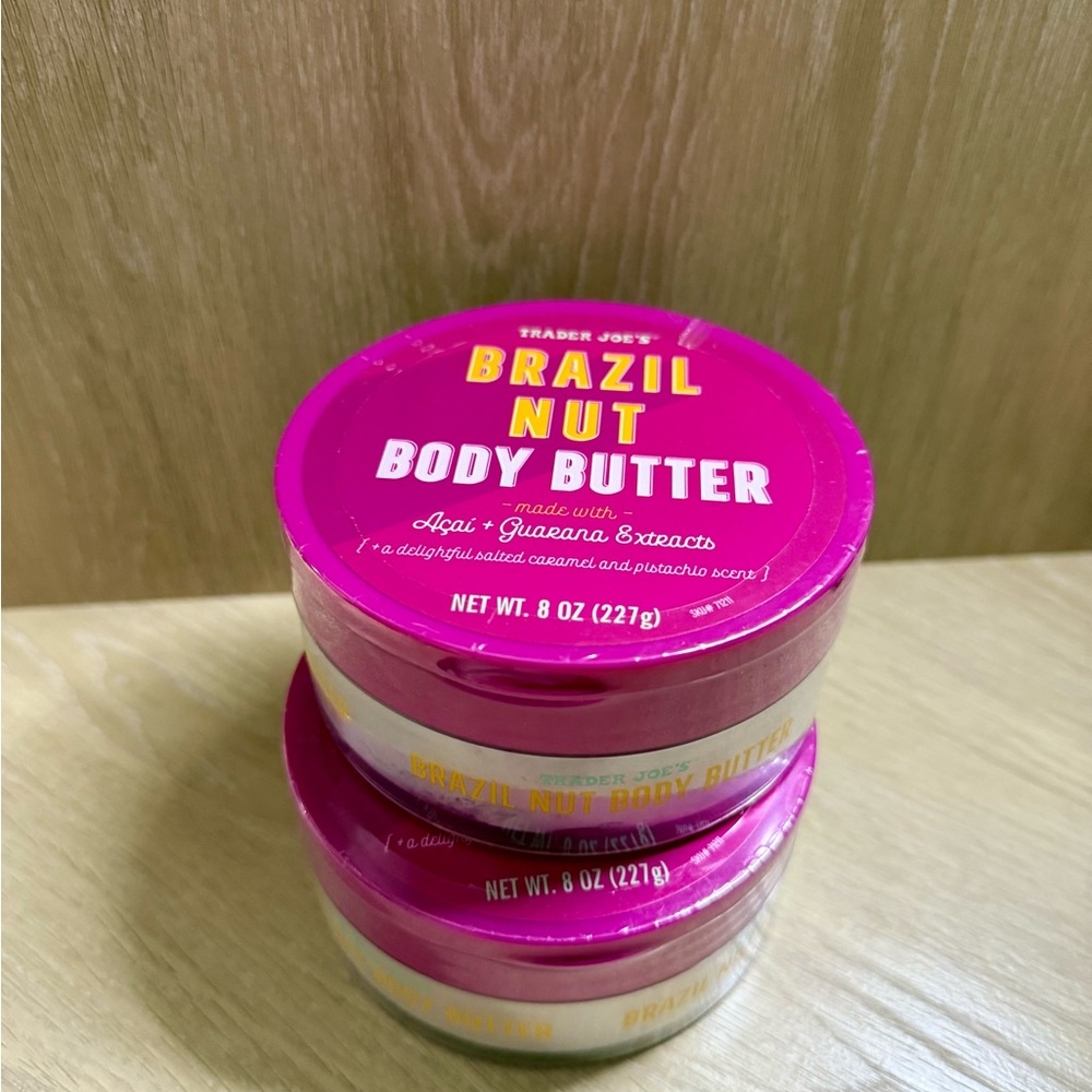 🌴 Trader Joe’s Brazil Nut Body Butter – Set of 2 (8 oz each)